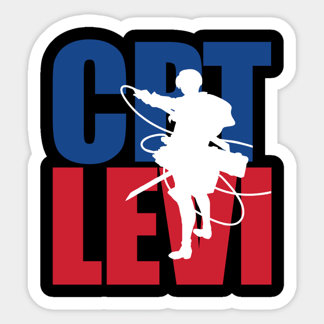 Cap Levi - Attack Titan – AOT Sticker by neodhlamini